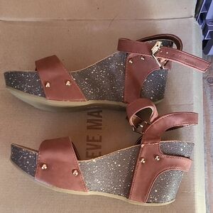 Tan and Wedge Sandals